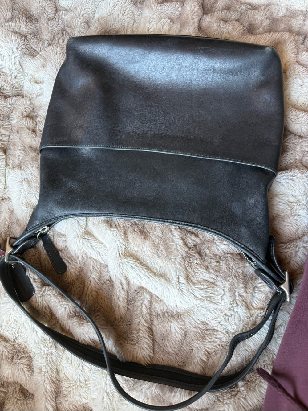Coach Black Leather Shoulder Bag - Picture 6 of 14